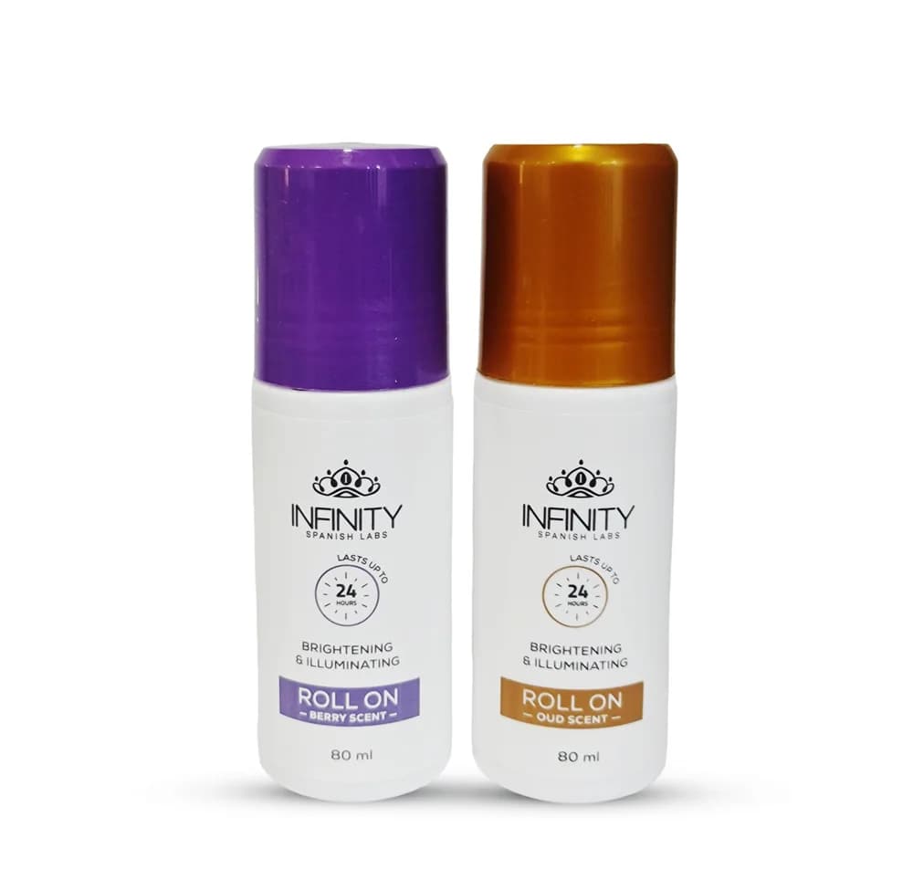 Infinity Brightning and Illuminating Roll On Oud + Berry 80ml 2PCS