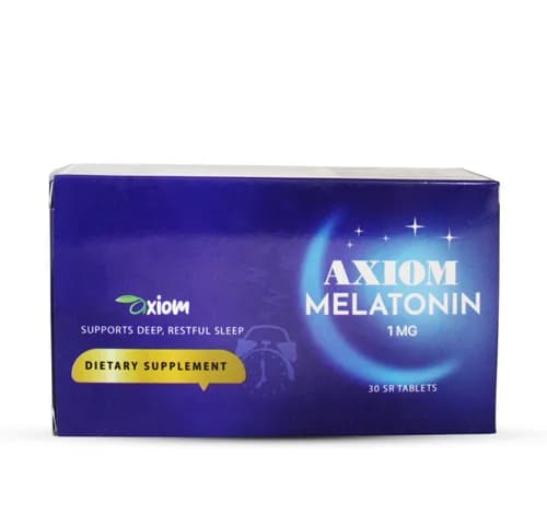 Axiom Melatonin 1mg 30 Sustained Release Tablets