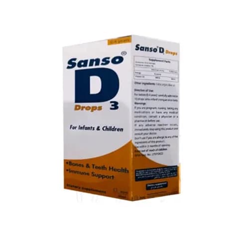 SANSO D3 DROPS 400IU ORAL DROPS 60ML