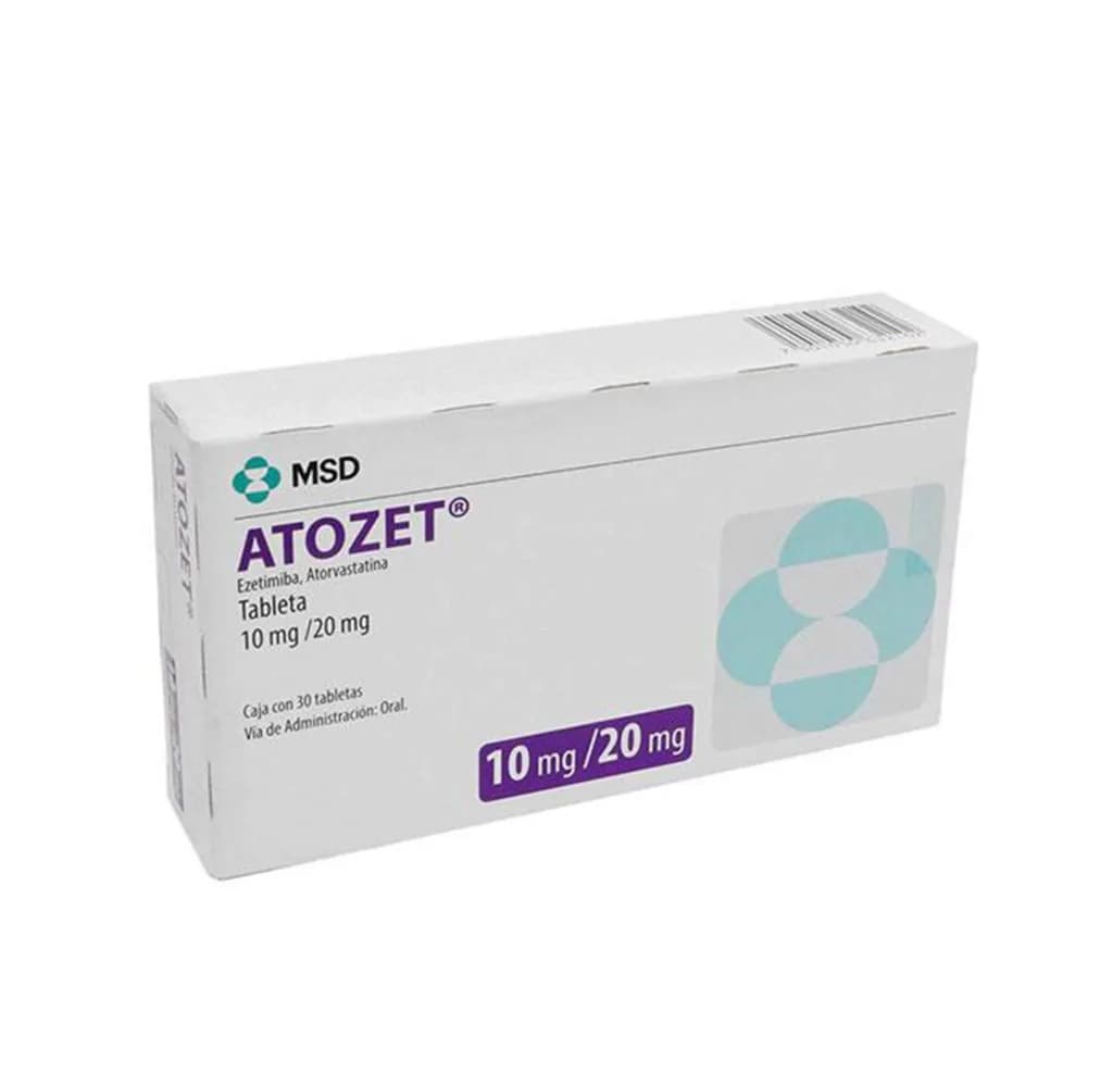 Atozet 10/20Mg 30 Tablets