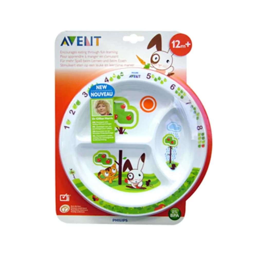 AVENT PLATE 12+ DIVIDED -702/00