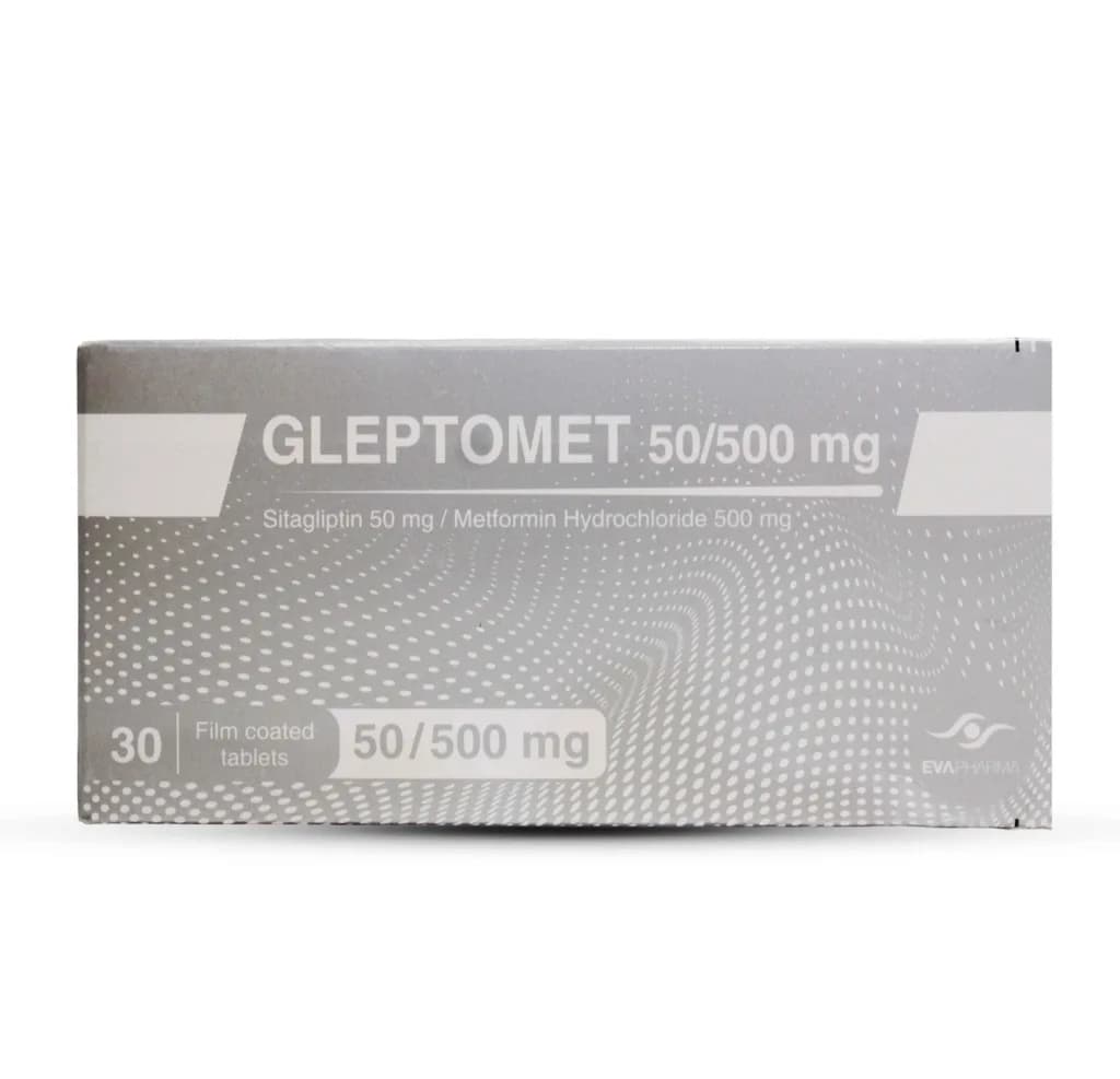 GLEPTOMET 50/500MG 30/FC TAB