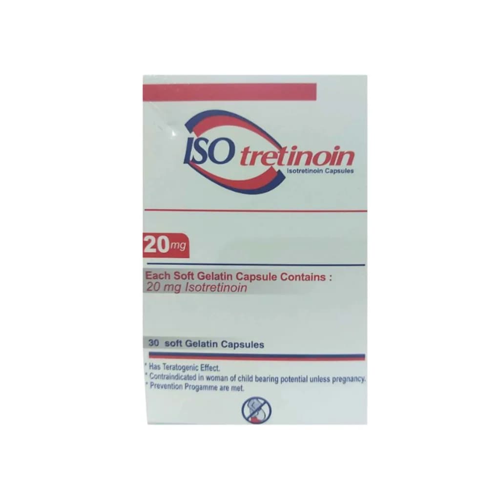 Isotretinoin 20mg 30 Capsules