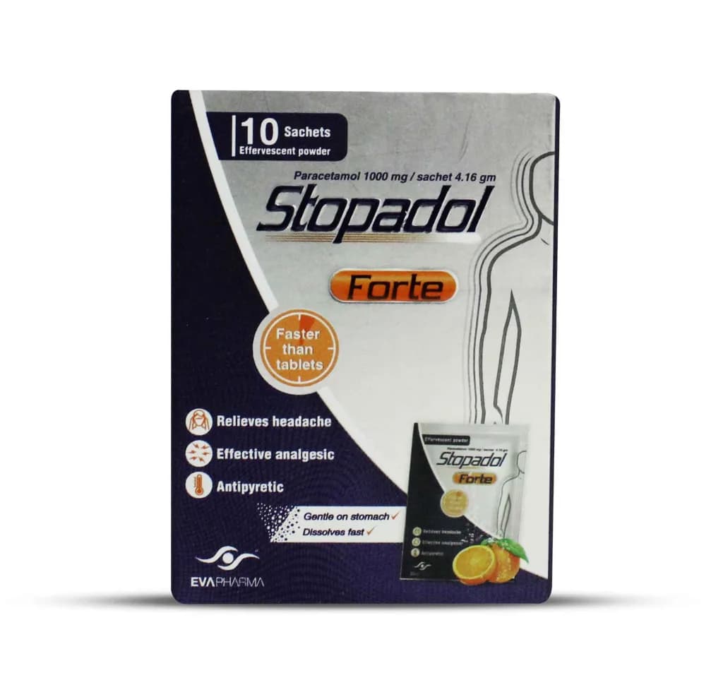 Stopadol Forte Efferevescent Granules 10 Sachets