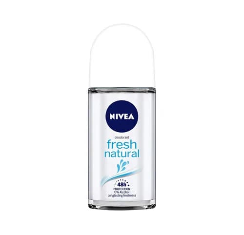Nivea Fresh Natural Anti-perspirant Deodorant Roll-On for Women 50ml - 15% Offer