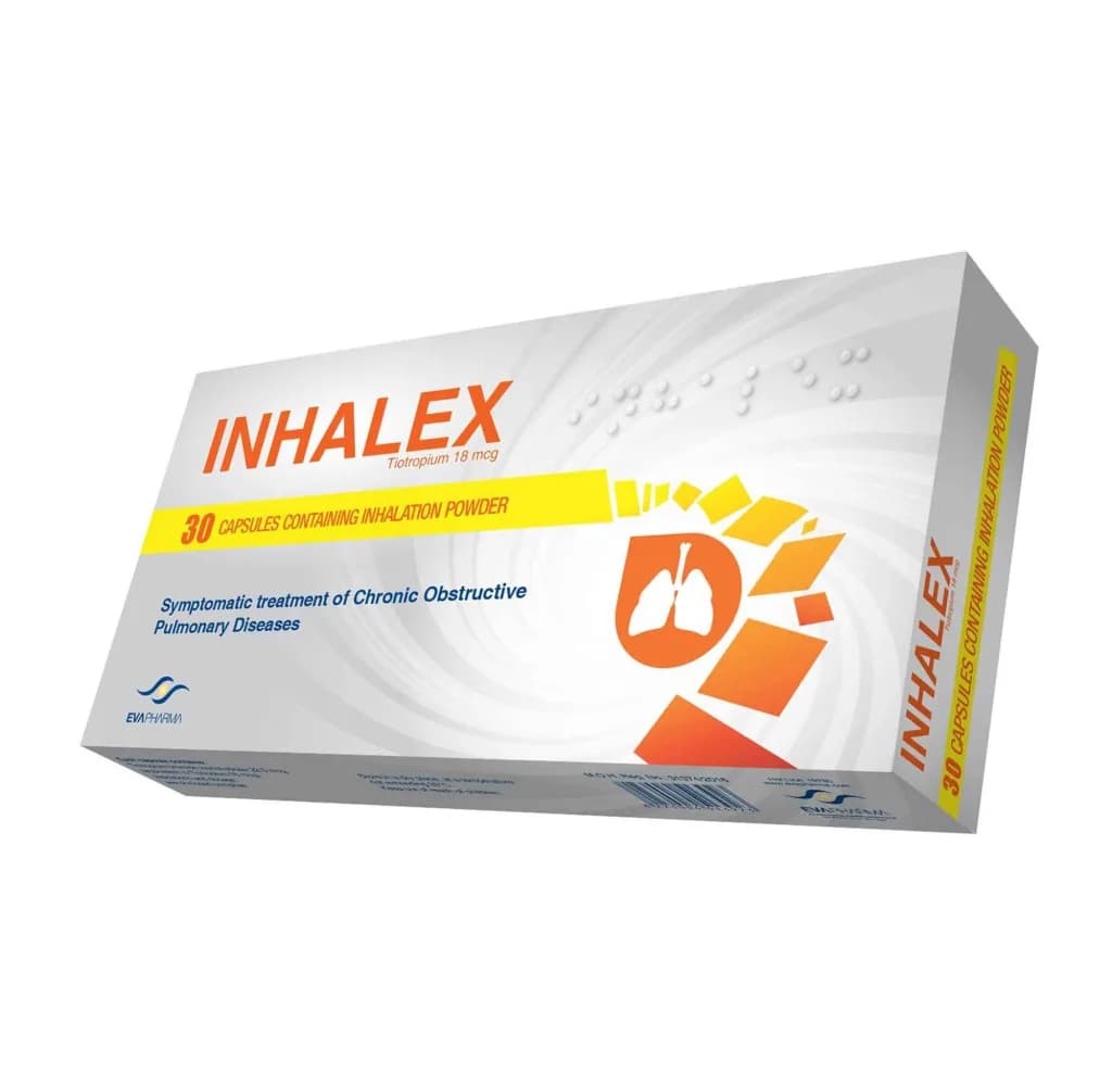 INHALEX 18µ + HANDIHALER 30/CAP