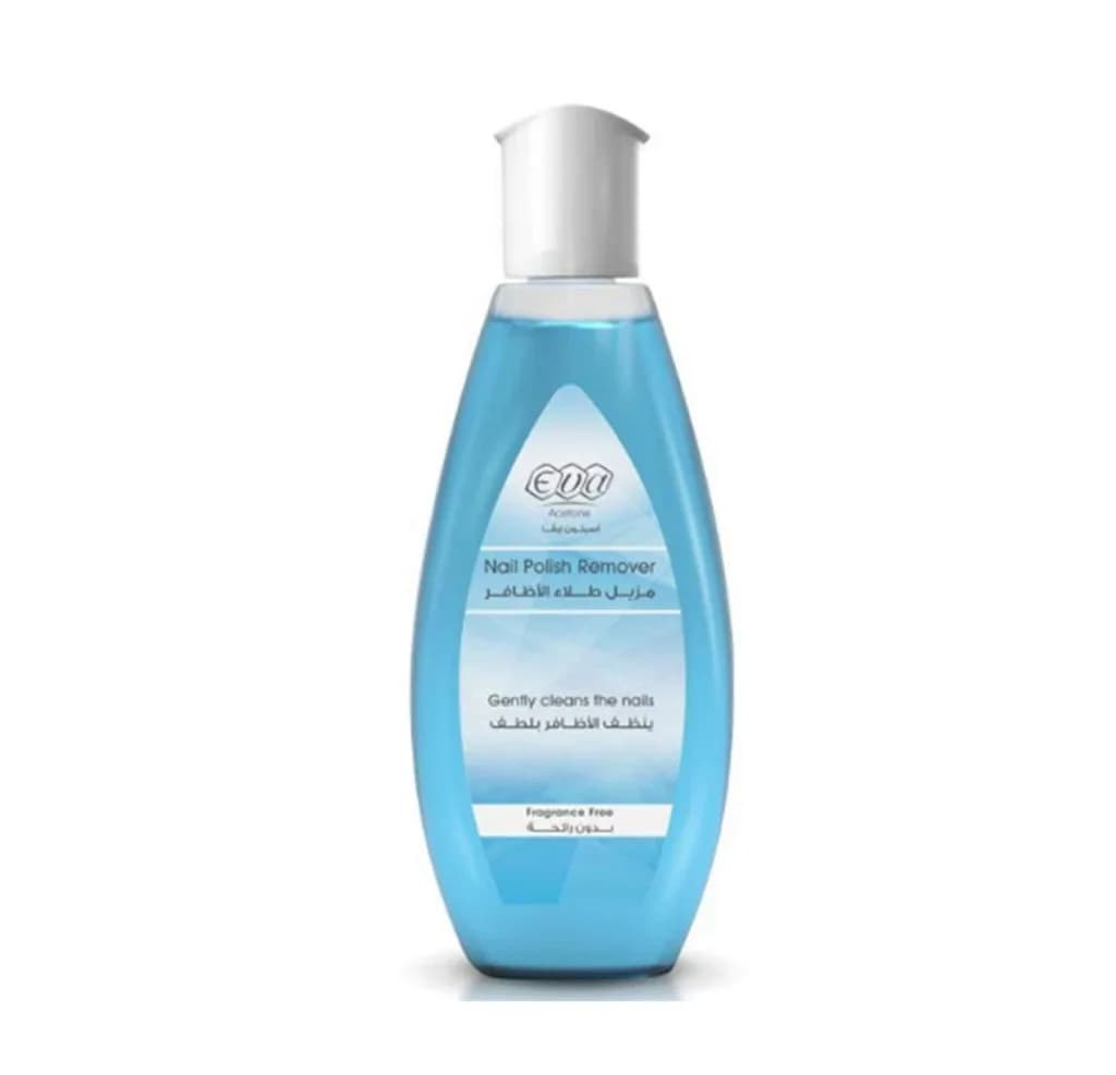 Eva Acetone Nail Polish Remover Blue Fragrance Free 100Ml