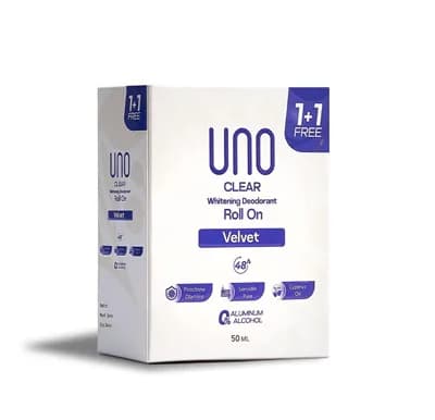 UNO DEO.ROLL ON VELVET 50ML (1+1)