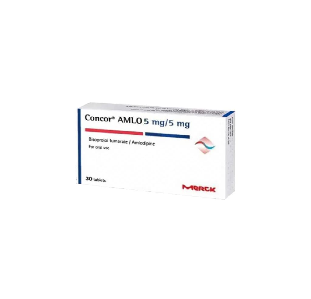 CONCOR AMLO 5/5MG 30/TAB ?