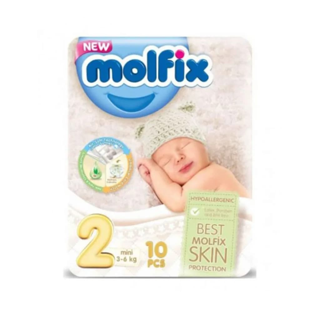 Molfix 2 Mini (3-6Kg) 10 Pieces
