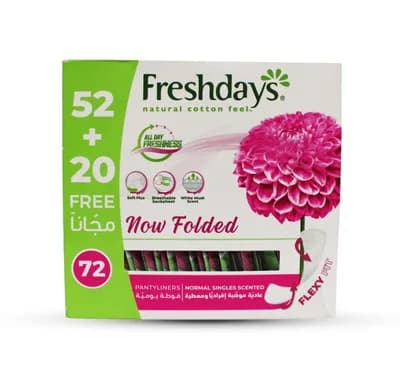 FRESHDAYS NORMAL SCENTED(FOLD)72P(52+20)