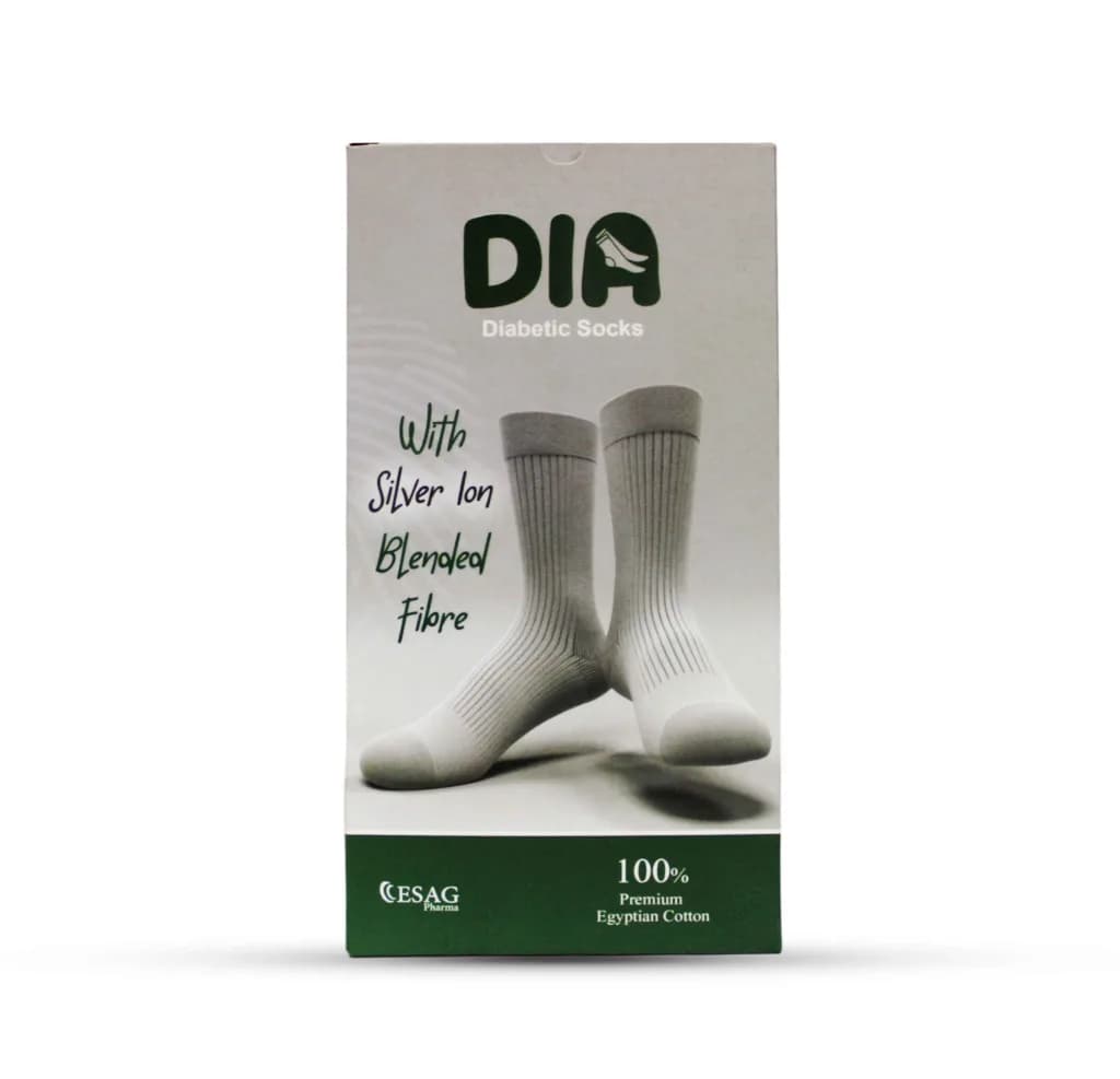 Dia Diabetic Socks Colors Black (39 & 41)
