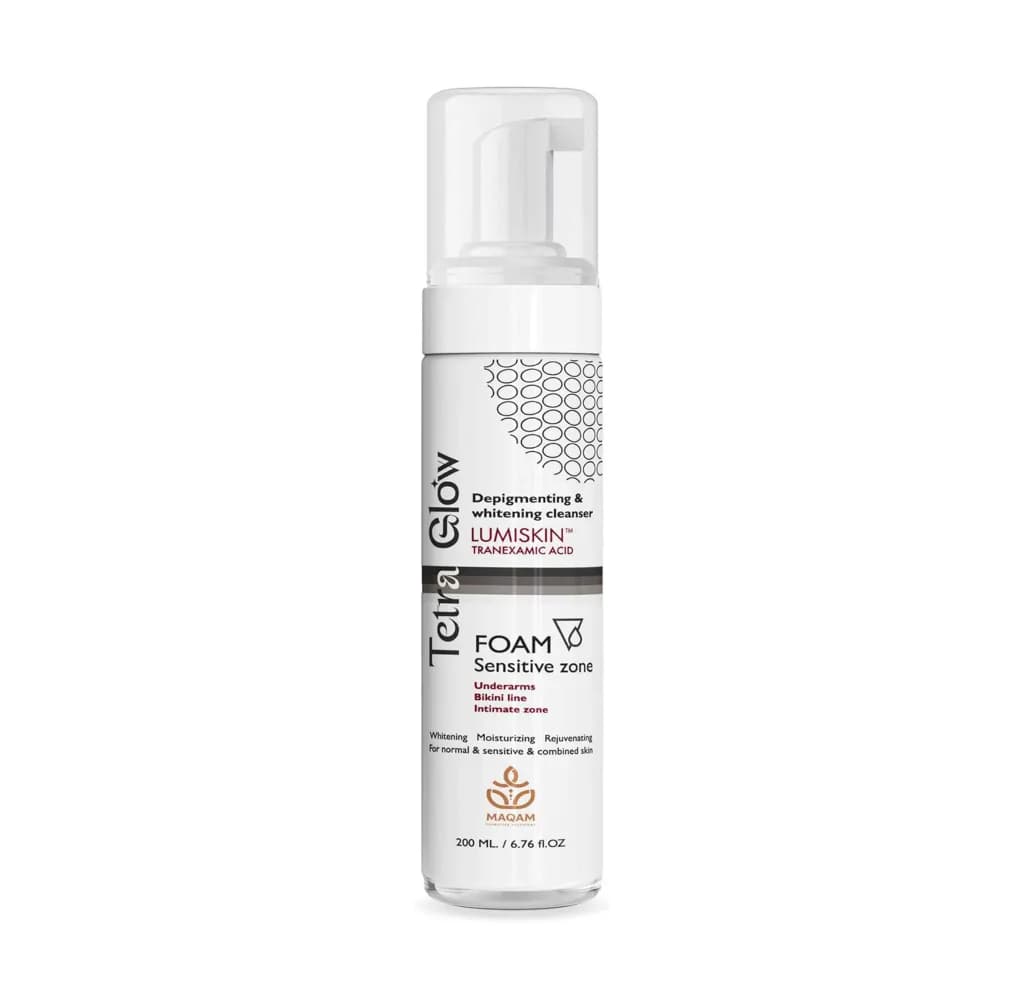 Tetra Glow Sensitive Zone Whitening Foam 200gm