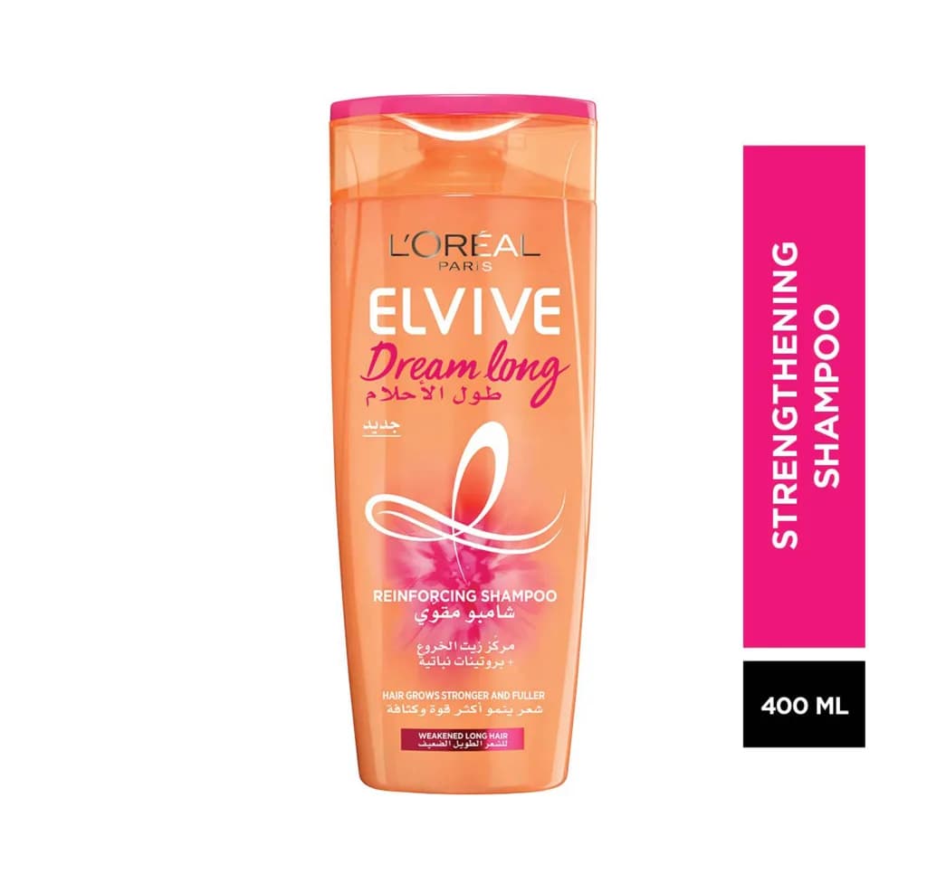 L'oreal Elvive Dream long Reinforcing Shampoo For Weakened long Hair - 400Ml