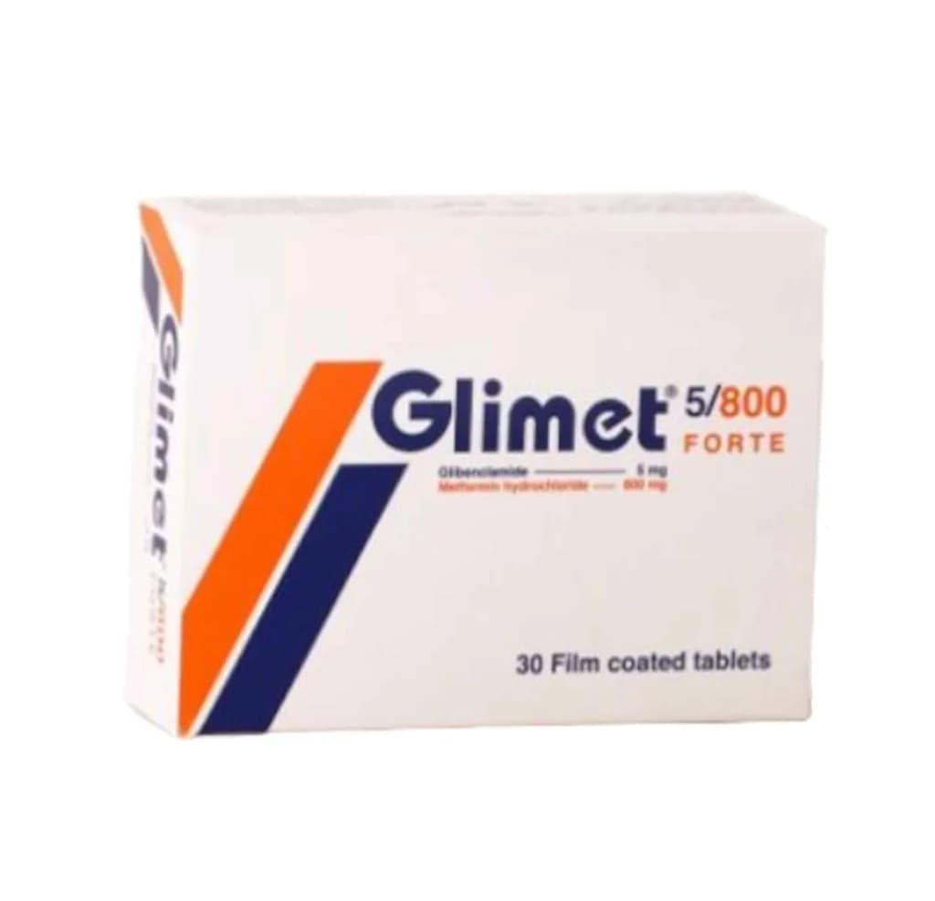 Glimet Forte 5/800Mg 30 Tablets