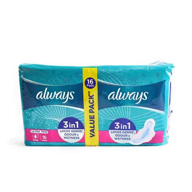 ALWAYS ULTRA LONG HERBAL FRESH 16P