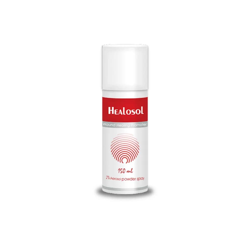 HEALOSOL POWDER 2% TOPICAL SP. 150ML