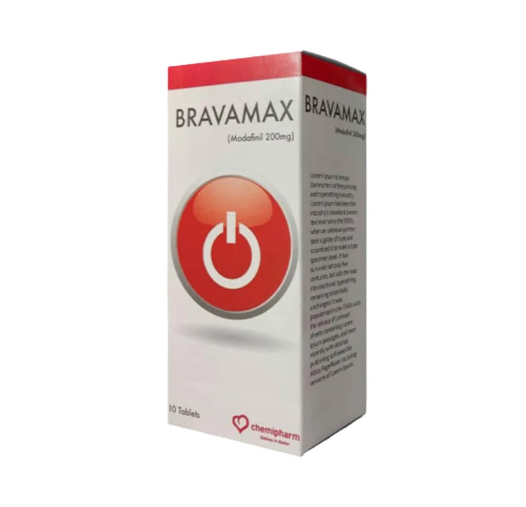Bravamax 200Mg 10 Tablets