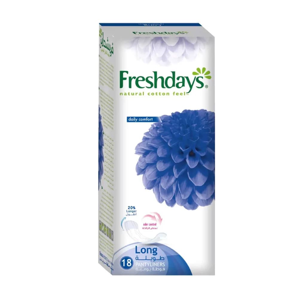 Freshdays Daily Comfort Pantyliners Long 18 Pads