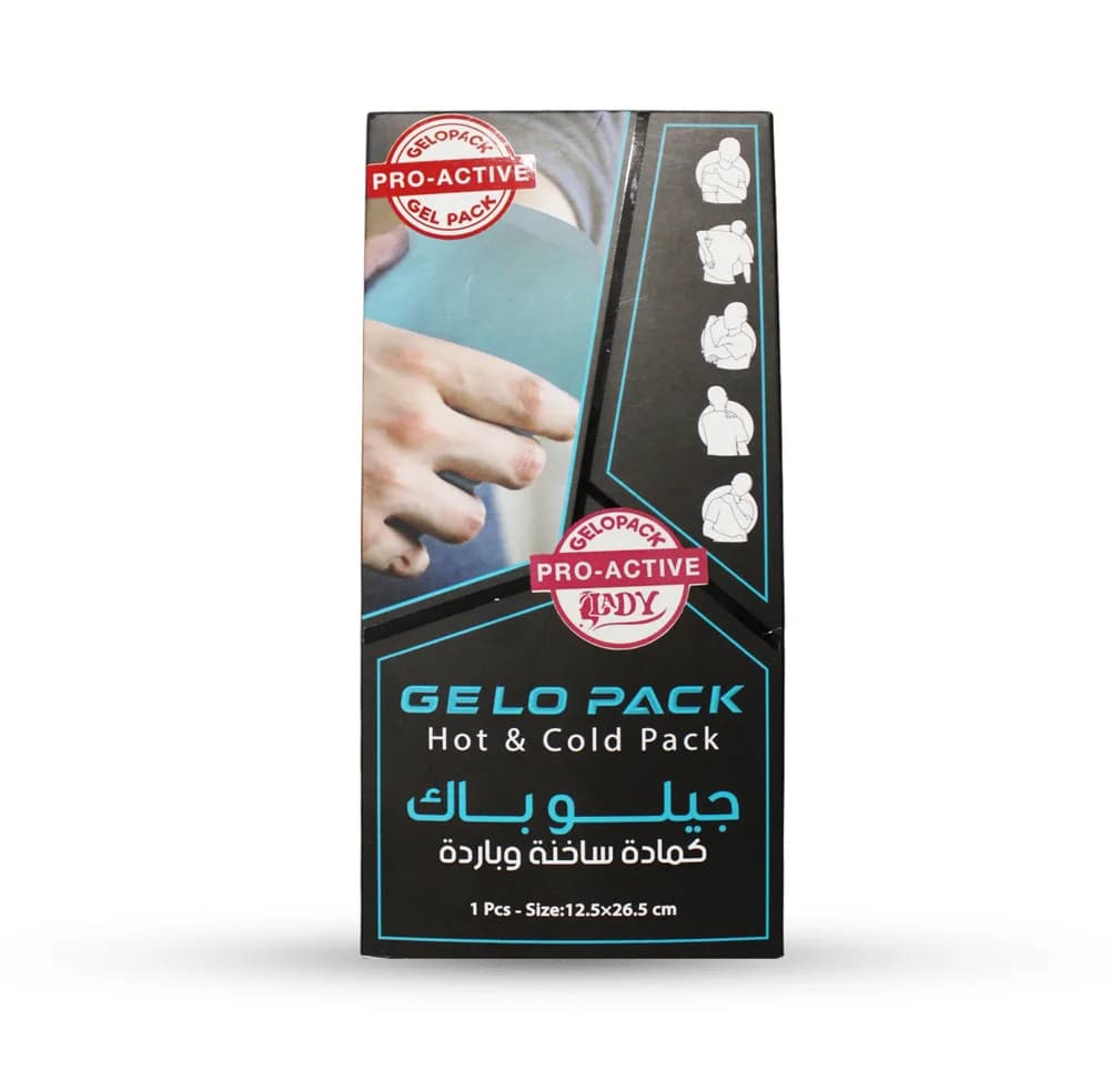 Gelo Pack ( Pro-Active ) Hot & Cold Gel Pack for Lady 12.5*26.5cm 1Pcs