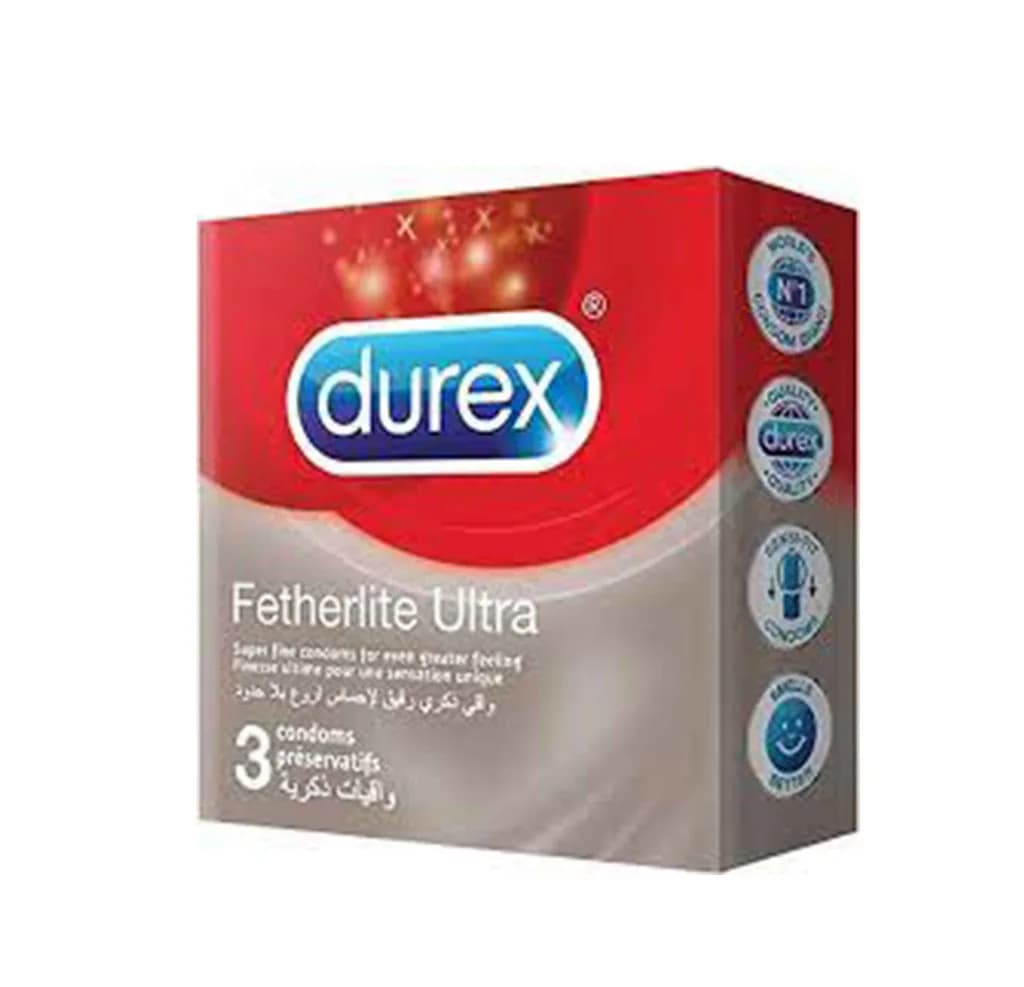 Durex Condoms Fetherlite Ultra 3 Pieces