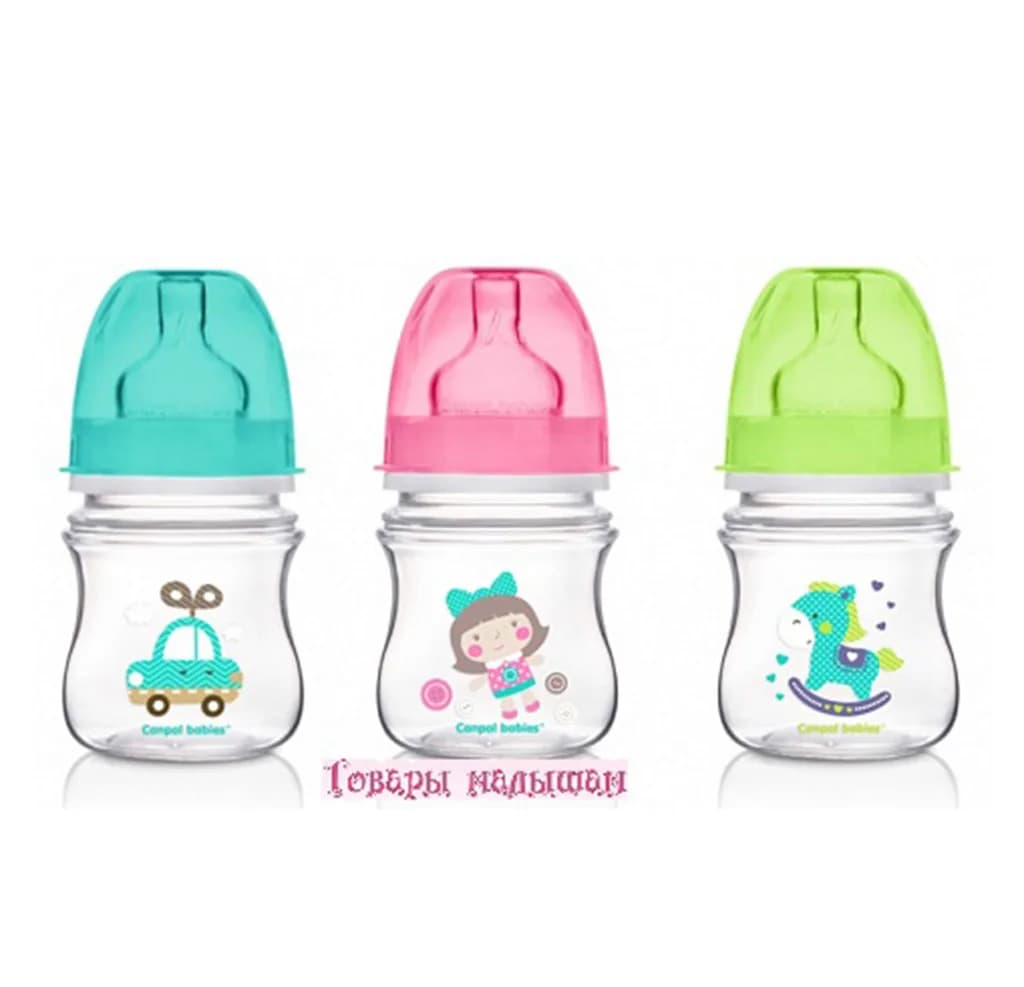 CANPOL WIDE NECK BOTTLE 0+ 120ML -35/220