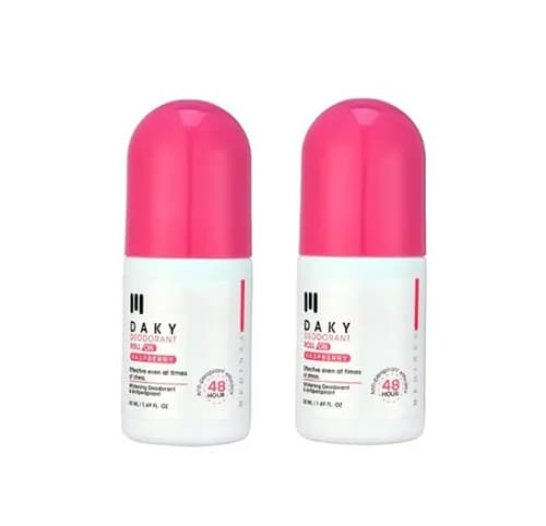 Daky Whitening Roll On Raspberry 50ml 2Pcs