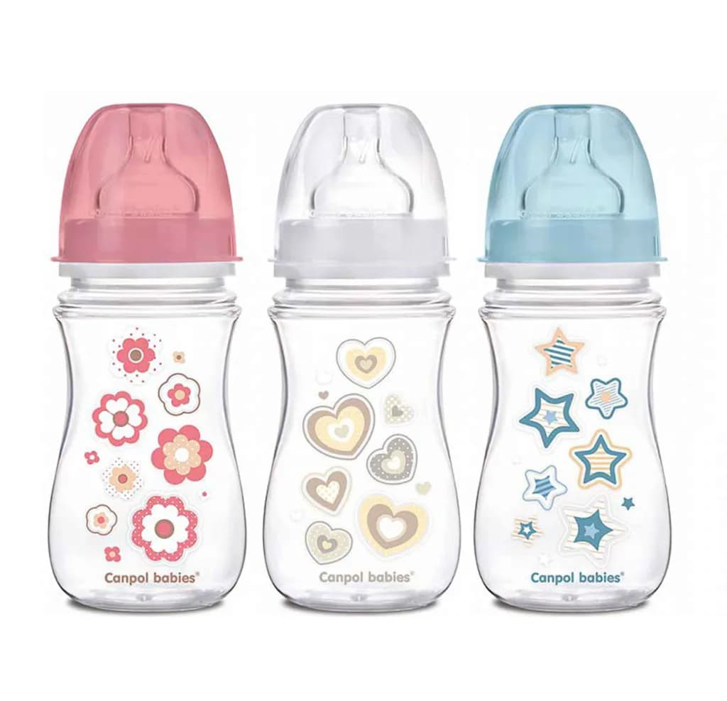 CANPOL WIDE NECK BOTTLE 3+ 240ML -35/217