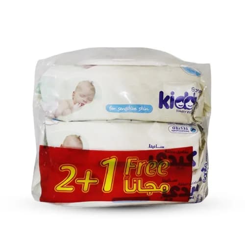 Sanita Kiddy Baby Wipes for Sensitive Skin 56 Pieces Promopack