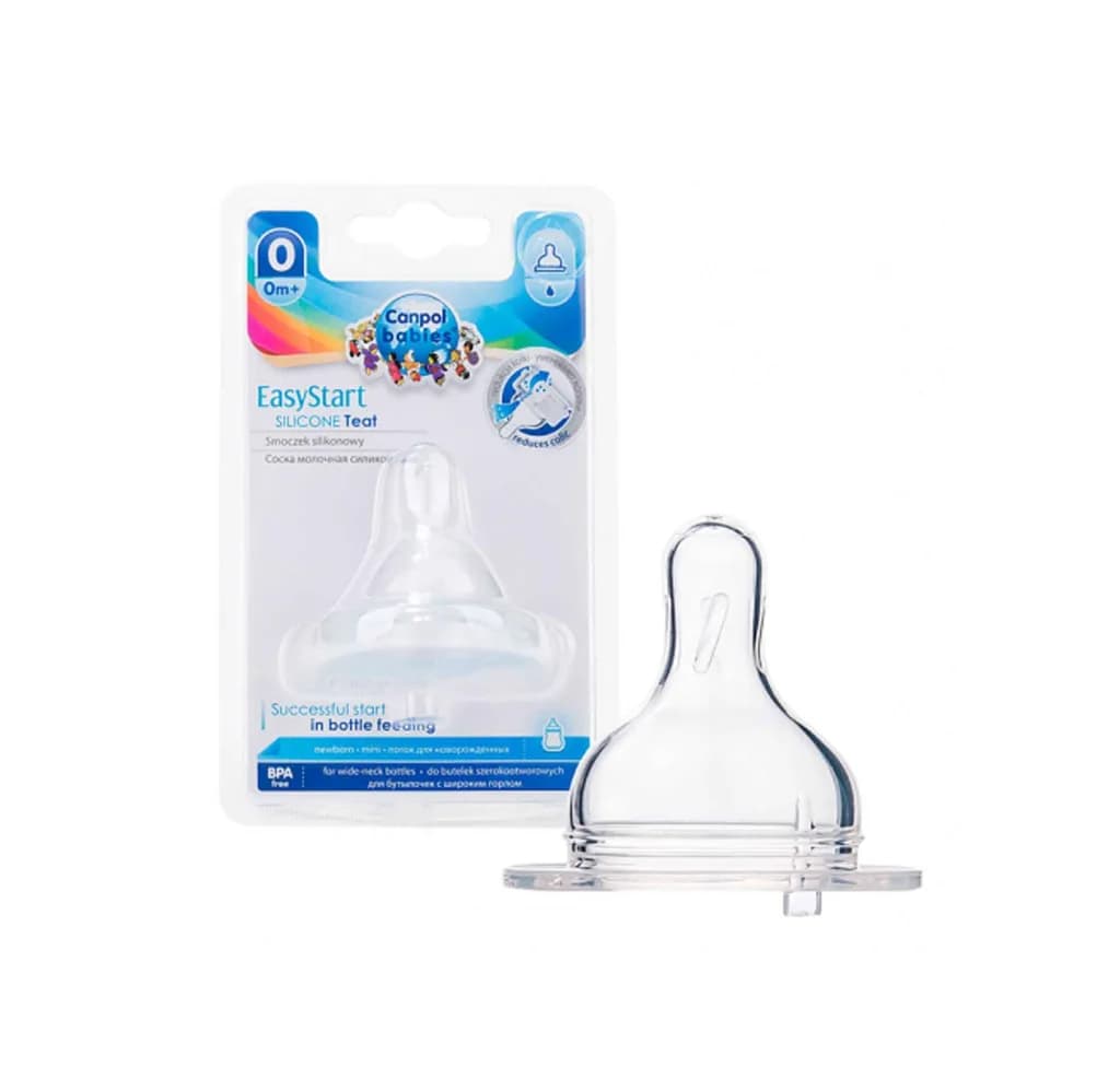 CANPOL WIDE TEAT 6+ SIL MED 1P -21/721