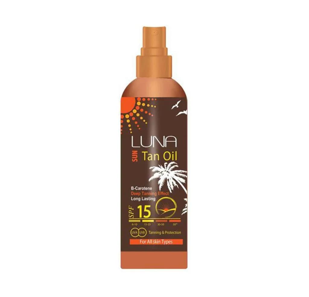 Luna Sun Tanning Oil Spray 130Ml