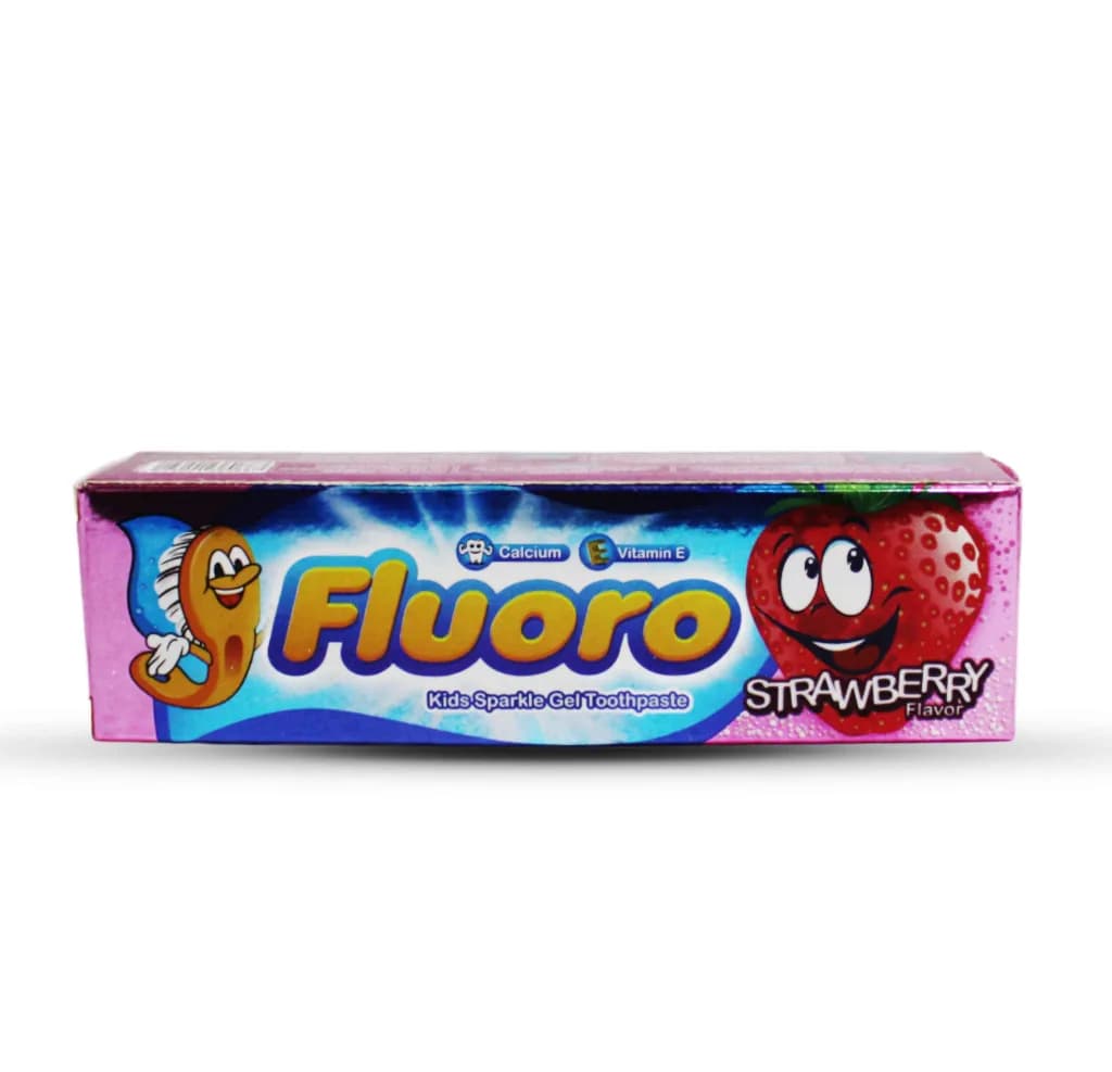Fluoro Kids T.Paste Gel Strawberry 50G