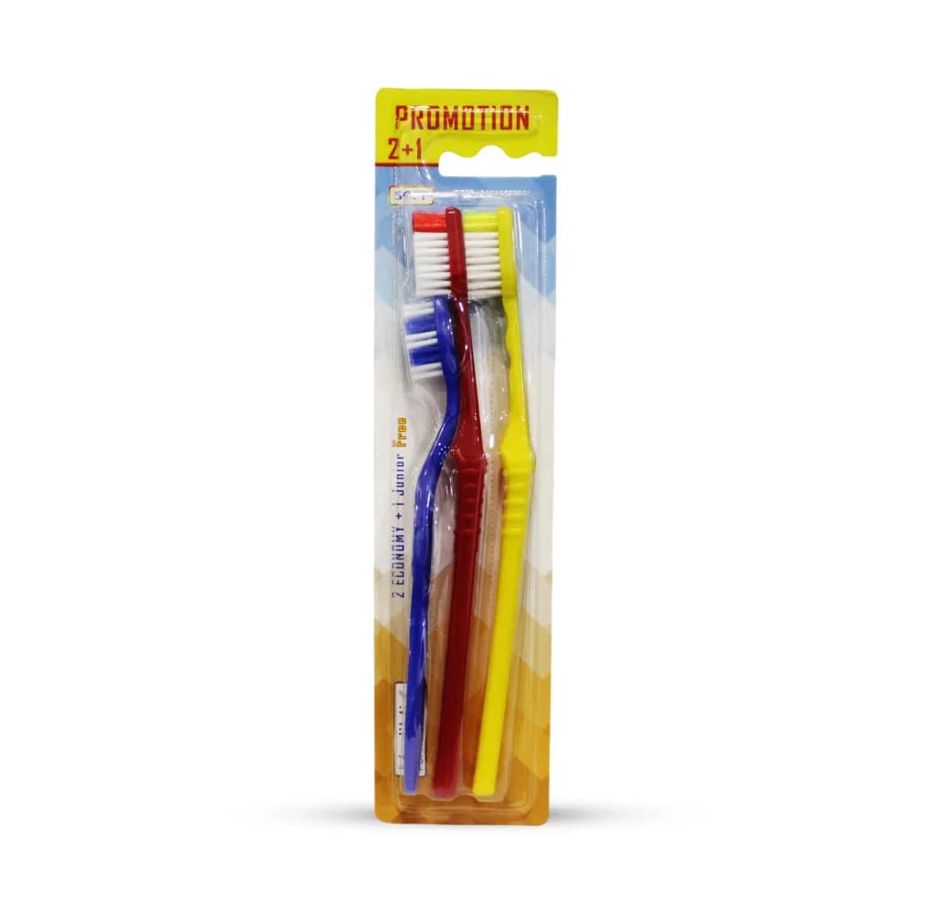 Medimix Toothbrush 2 Economy Soft + 1 Junior