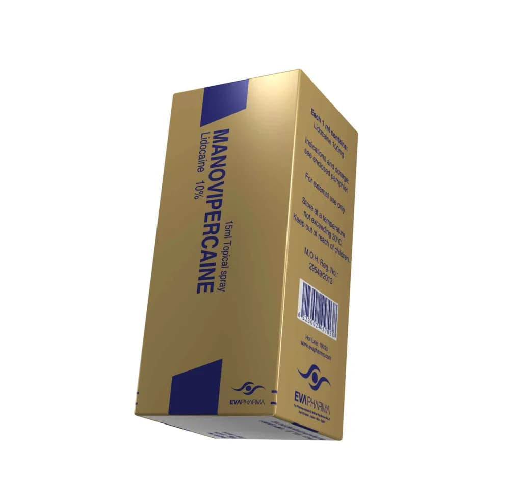 MANOVIPERCAINE PLUS 20% TOPICAL SP. 15ML