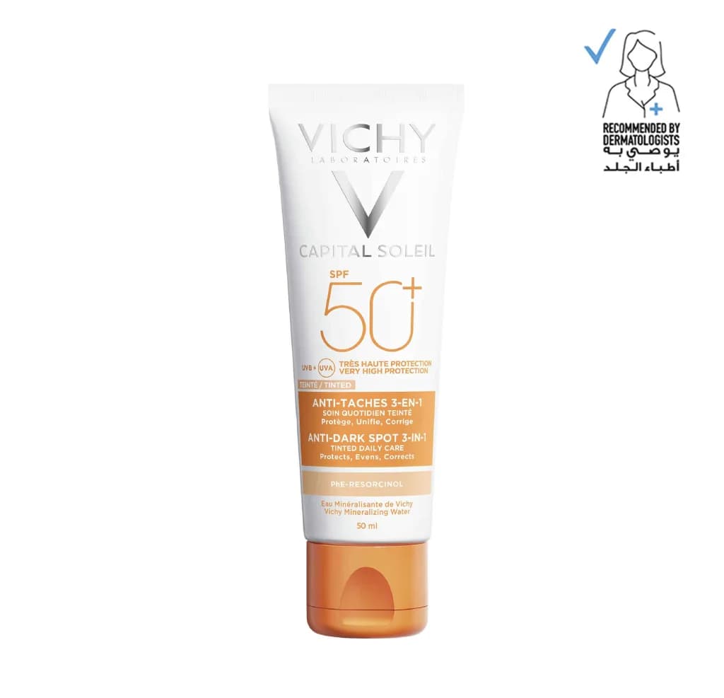 Vichy Ideal Soleil 3 In 1 Tinted Anti-Dark Spots Care Spf 50+ - 50 Ml