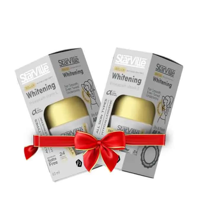 StarVille Whitening Roll On Sweet Vanilla 60ml 1+1 50% OFF