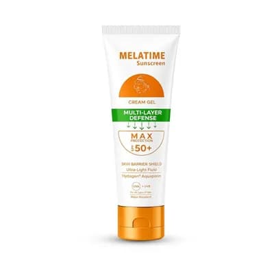 MELATIME SUNSCREEN SPF50 GEL CREAM 60ML