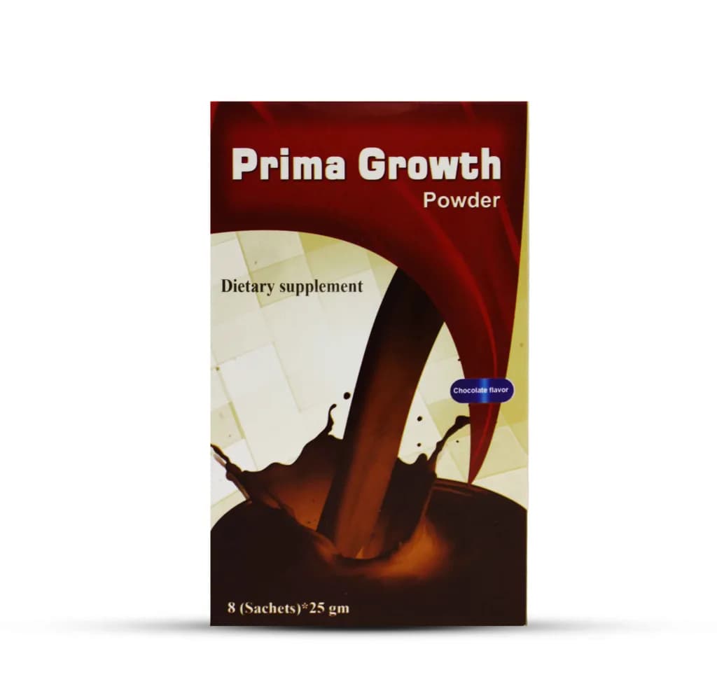 PRIMA GROWTH POWDER CHOCOLATE 8/SACH