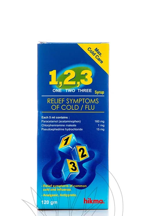 One Two Three Syrup 120Ml
