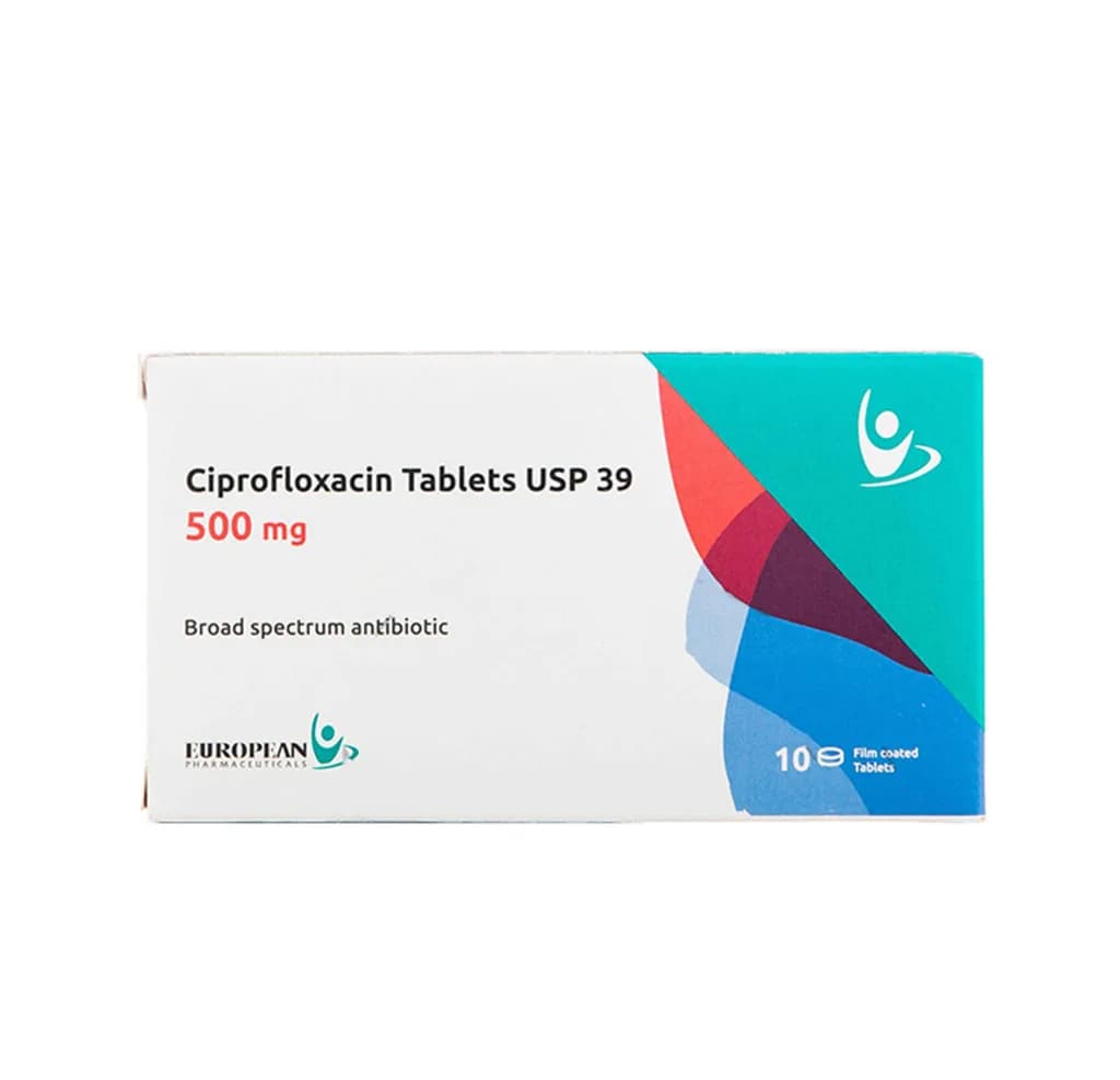 Ciprofloxacin 500Mg 10 Tablets