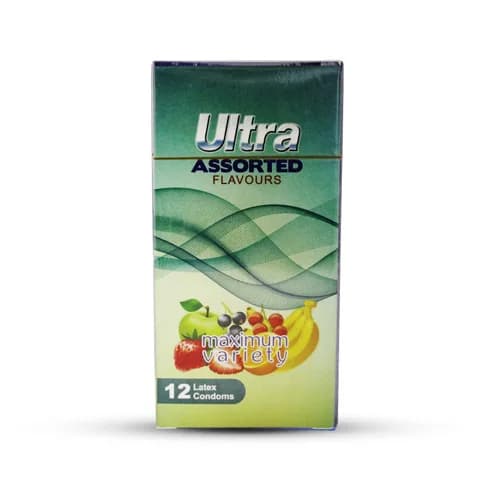 Ultra Condoms Assorted Flavours 12Pcs
