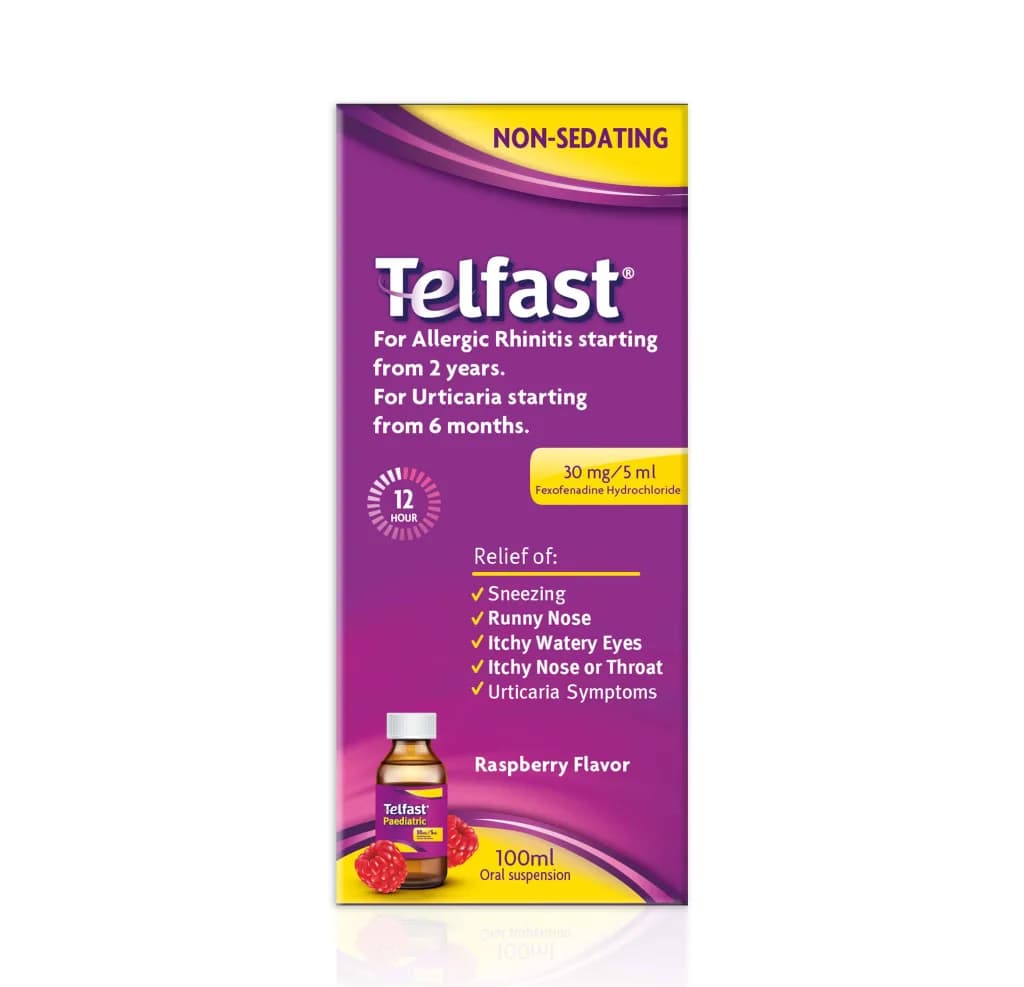 Telfast 30Mg/5Ml Suspension 100Ml