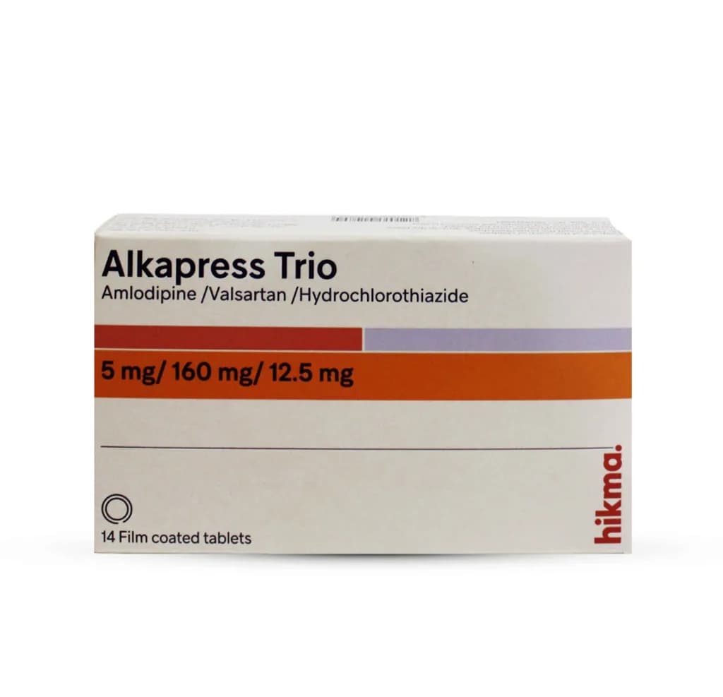 ALKAPRESS TRIO 5/160/12.5MG 14/FC TAB