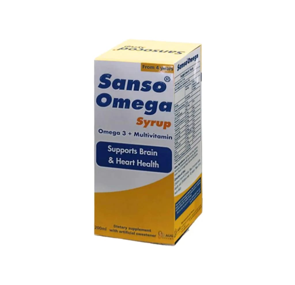 SANSO OMEGA+3 MULTIVITAMIN SYRUP 200ML