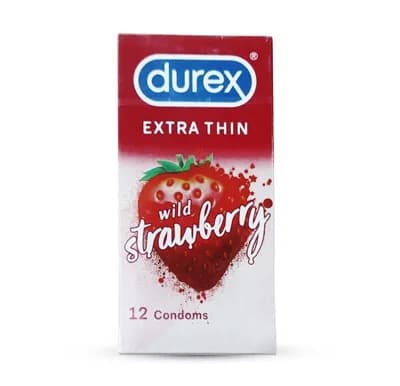 DUREX CONDOMS EXTRA THIN STRAWBE 12P-IMP