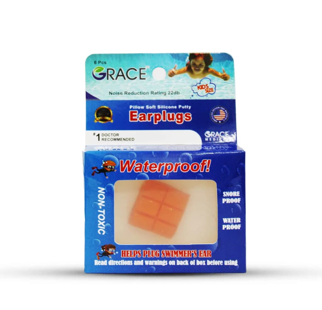 Grace Ear Plugs Silicone For Kids 6/Pairs