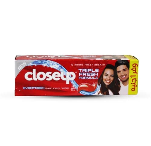 Closeup Triple Fresh Formula Gel Toothpaste ( Red Hot ) 25ml - Offer