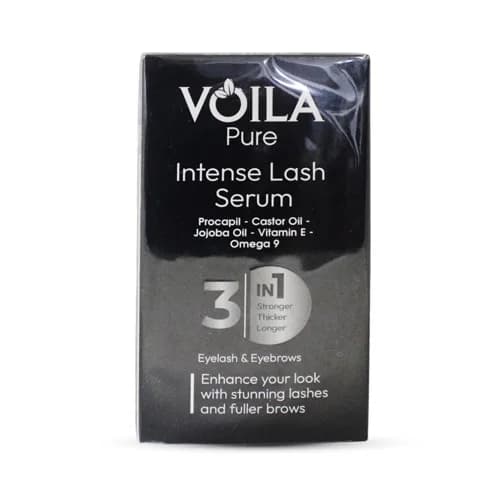 Voila Pure 3 In 1 Intense Lash Serum 10ml # Black