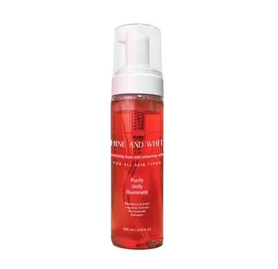 SHINE&WHITE CLEANSING FOAM 200ML