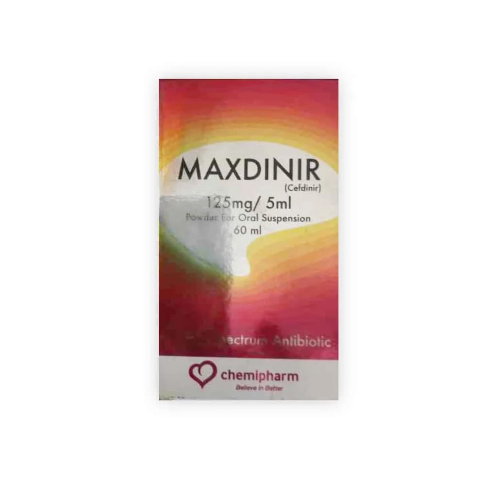 MAXDINIR 125MG/5ML SUSP 60ML